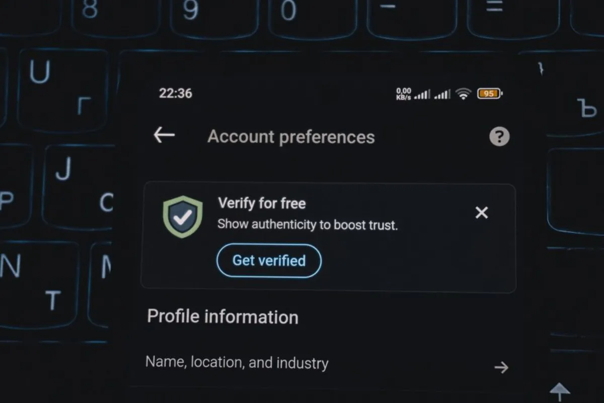 online account